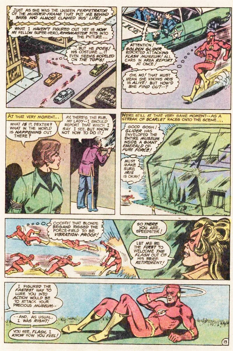 Kurt Schaffenberger - The Flash - The Golden Glider's Final Fling!, matita e china su cartoncino ...