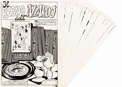Il regno dell'azzardo - Storia completa in 20 tavole, matita e china su cartoncino