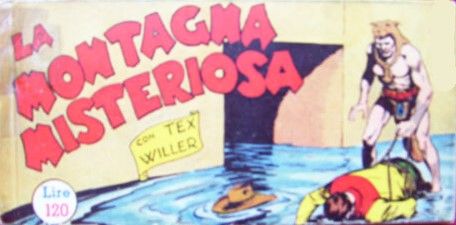 Aurelio Galleppini - Tex - La montagna misteriosa, matita e china su cartoncino