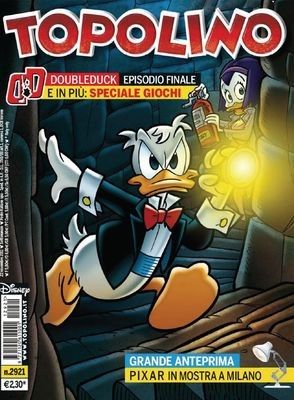Marco Gervasio - Copertina per Topolino n. 2921, matita e china su cartoncino