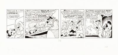Topolino e l'enigma di Brigaboom, tavola originale