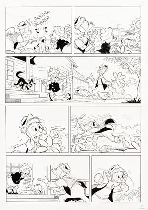 Nonna Papera e il rospo da guardia