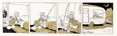 Donald Duck - matita, china e retino su cartoncino