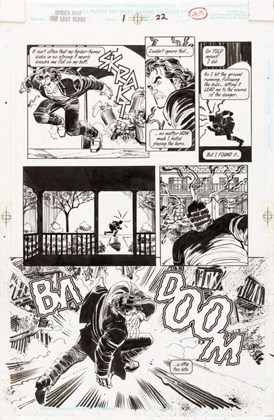 Spider-Man: The Lost Years - Strangers, matita e china su cartoncino Marvel
