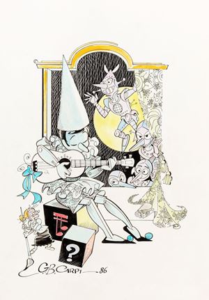Carpi Giovan Battista - Pinocchio al chiaro di Luna