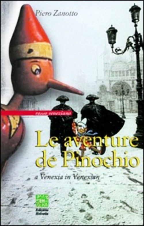 Giorgio Cavazzano - Pinocchio e i Carabinieri a Venezia, tempera su stampa fotografica