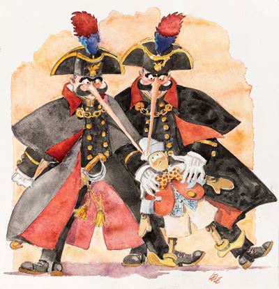 Pinocchio e i Carabinieri Bugiardi