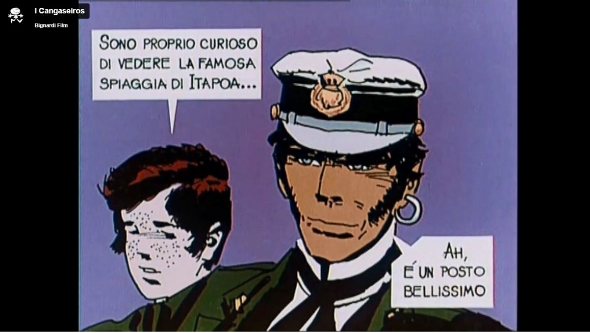 Studio Bignardi - Corto Maltese e 'I Cangaceiros', tempera su rodovetro