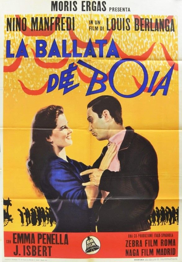 Enzo Nistri - La ballata del boia (El Verdugo), tempera su cartone