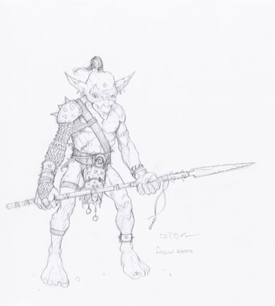 Goblin Armor, matita su lucido
