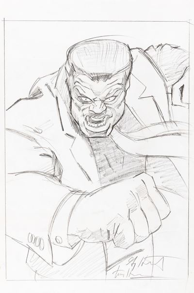 Hammerhead - Disegno originale a matita su carta