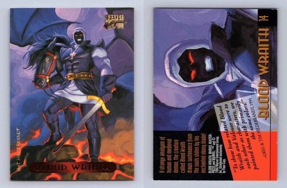 Greg & Tim Hildebrandt - Blood Wraith, matita su carta