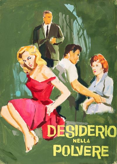 Desiderio nella polvere, tempera su cartoncino