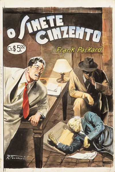 O Sinete Cinzento - tempera e acquerello su cartoncino