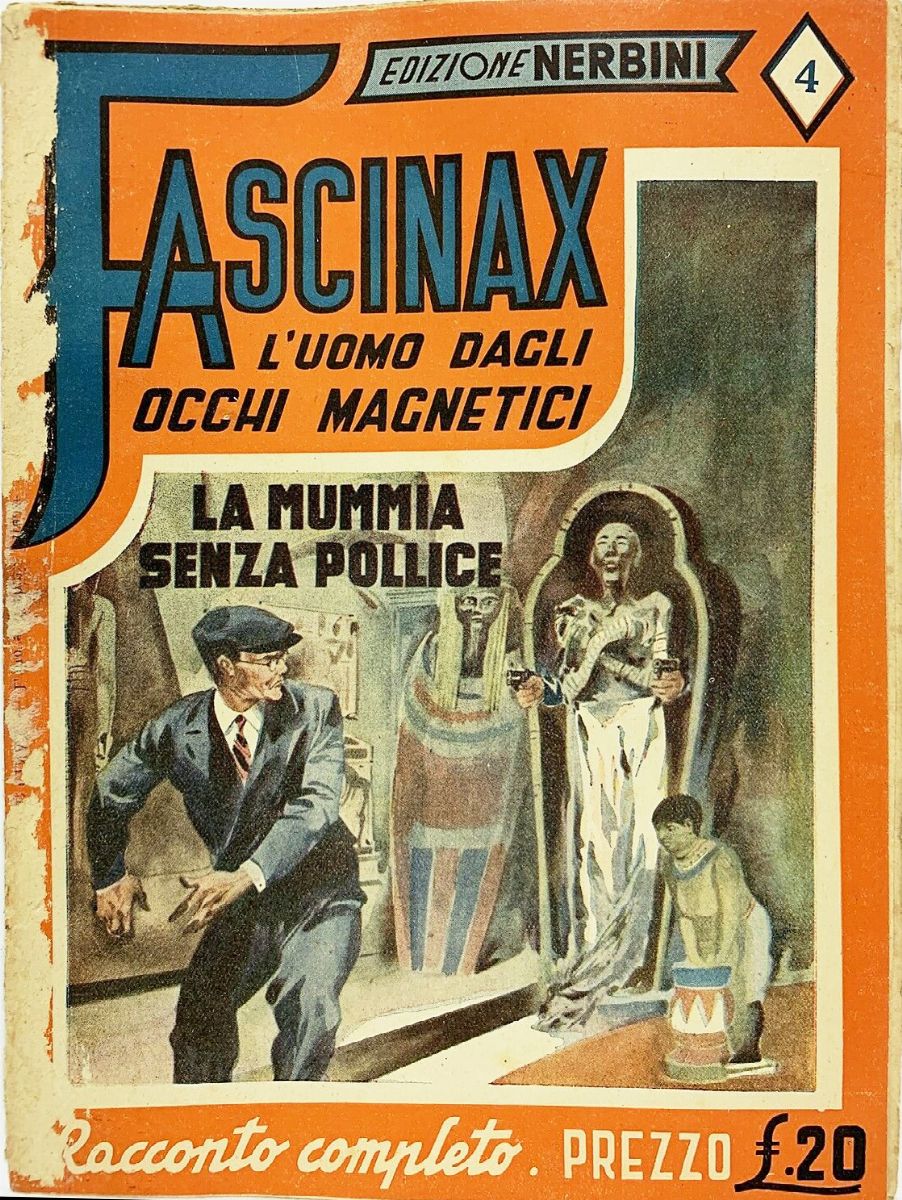 Rossini - La mummia senza pollice - matita, acquerello e tempera su cartoncino