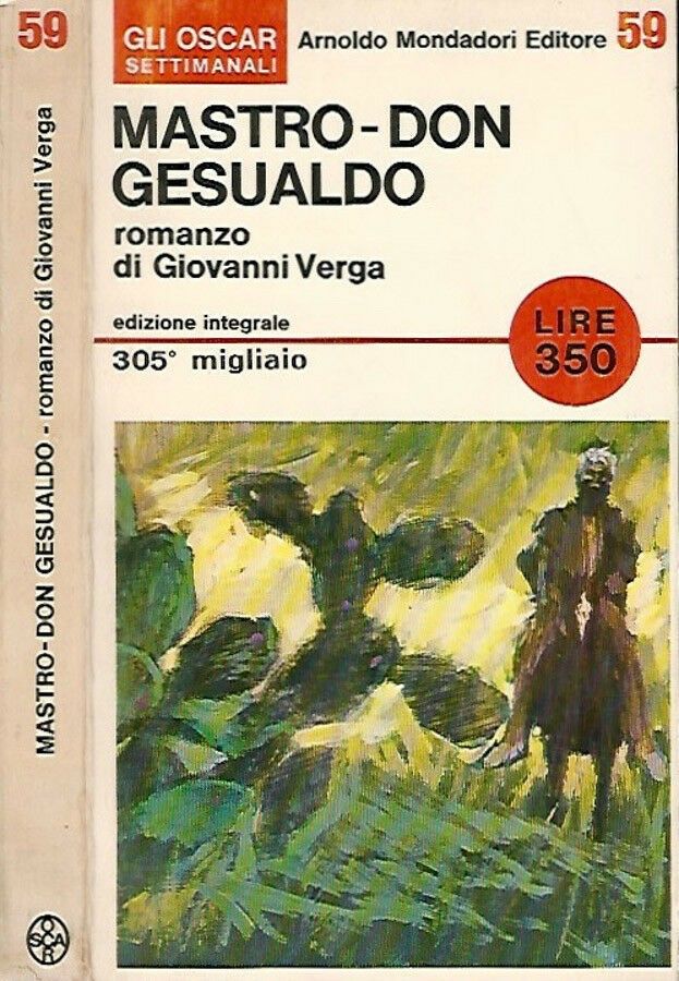 Mario Tempesti - Mastro Don Gesualdo - tempera su cartone