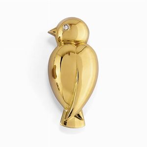 Spilla in oro 18k e diamante