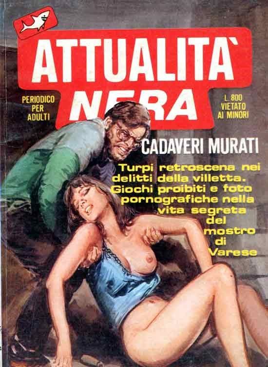 Roberto Molino - Attualità Nera - Cadaveri murati, tempera e acquerello su cartone