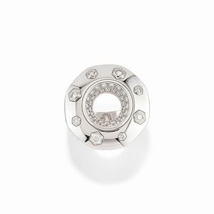A 18k white gold and diamonds ring, Audemars Piguet