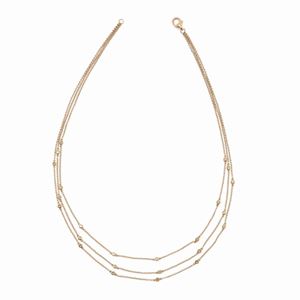 Collana in oro rosa 18k e diamanti