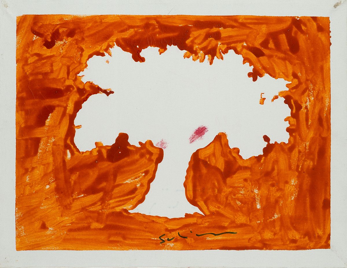 Mario Schifano - Senza titolo, 1980-81, olio su tela