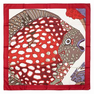 Grands Fonds silk twill scarf