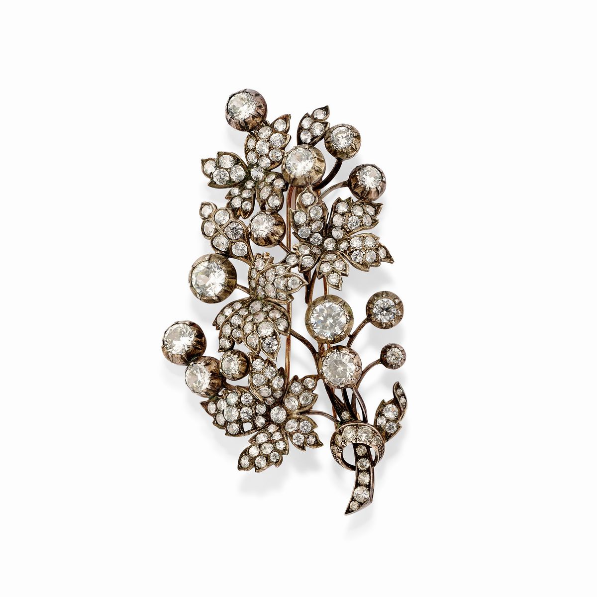 Spilla Sarda A Fiore In Filigrana D'argento - Foto 4