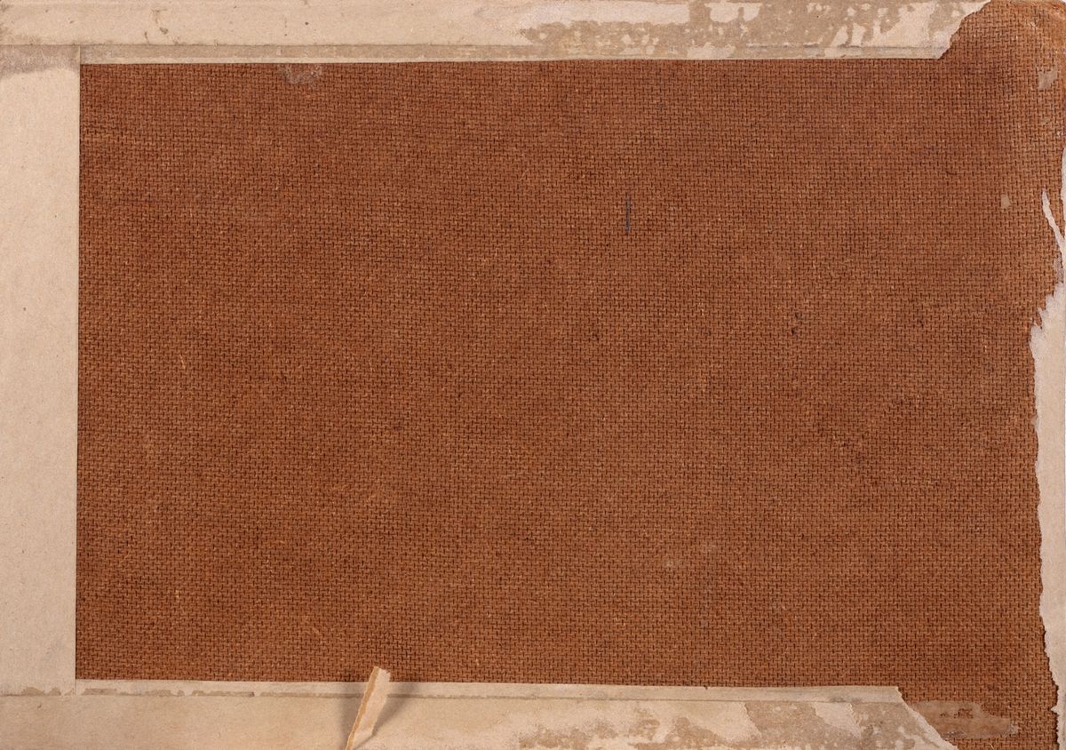 Mario Sironi - Montagne, tempera su carta applicata masonite