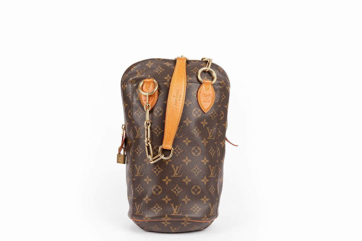 Louis Vuitton - Karl Lagerfeld, Borsa Punching Baby in tela monogram