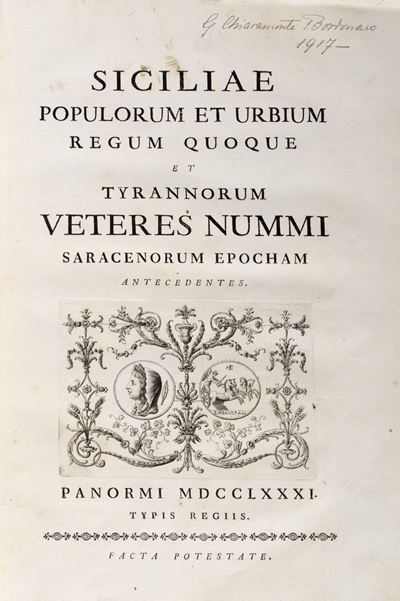 Gabriele Lancillotto principe di Torremuzza, Siciliae populorum et urbium regum quoque et tyranno...