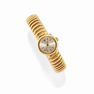 A 18k yellow gold wristwatch, Girard Perregaux