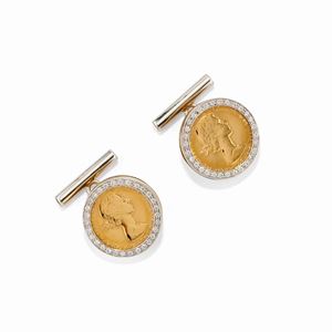  - Polsini in oro giallo 18k e diamanti