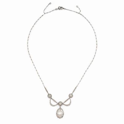 Collana in Platino e Diamanti