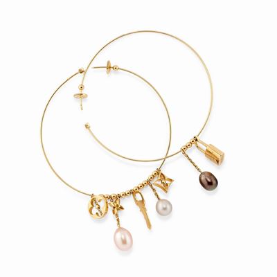 Orecchini in Oro Giallo 18k e Perle Coltivate