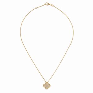  - Collana in oro giallo 18k e diamanti