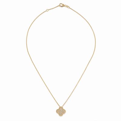 Collana in Oro Giallo 18k e Diamanti
