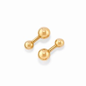 A 14k yellow gold cufflinks, Tiffany & Co.
