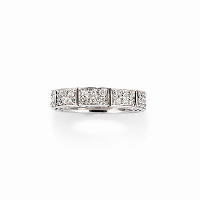 Anello in Oro Bianco 18k e Diamanti
