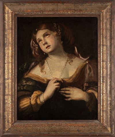 Maddalena penitente, olio su tela