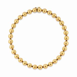  - A 18k yellow gold necklace