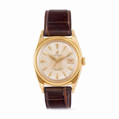 Orologio da polso Datejust 6105, oro 18k, anni '50
