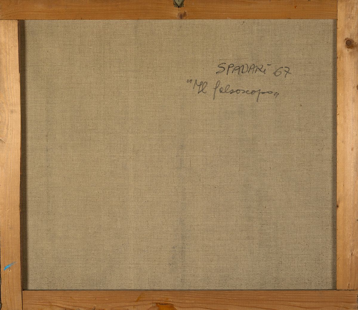 Giangiacomo Spadari - Il falsoscopo, 1967, acrilico su tela emulsionata, 70 x 80 cm