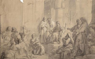 Studio per il Dipinto il Giudizio di Salomone