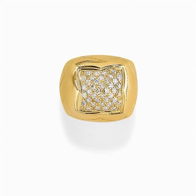 Anello in Oro 18k e Diamanti