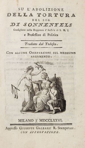 Su l'abolizione della tortura