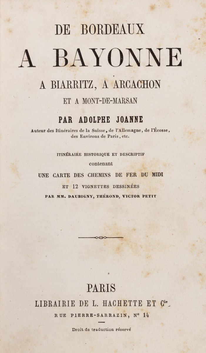 Guide classique du voyager en France et en Belgique, 1854