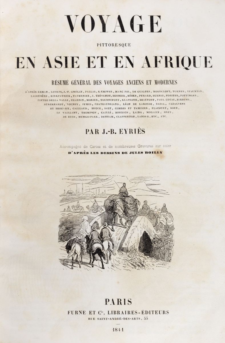 Eyries, Jean Baptiste Benoit - Eyries, Voyage pittoresque en Asie et en Afrique, 1841