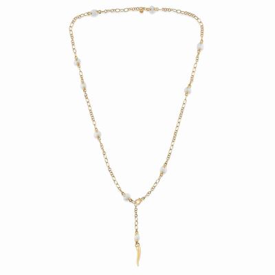 Collana in Oro Rosso 18k e Ceramica