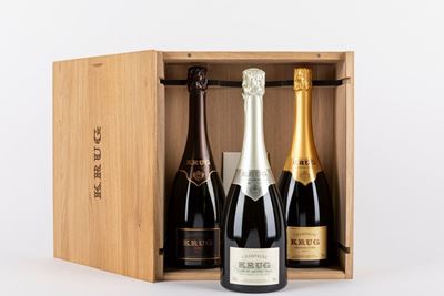 Krug Du Point a L'univers Assortment Case (3 Bt)