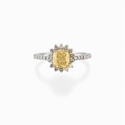 Anello in Oro Bicolore 18k e Diamanti
